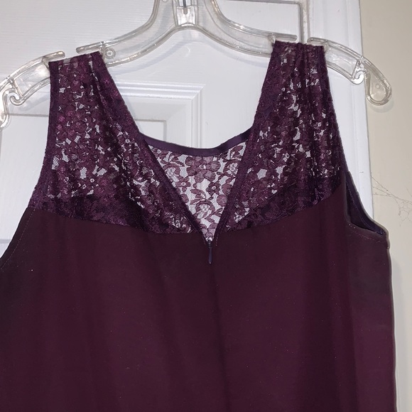 Dark purple custom dress from Etsy - Picture 3 of 4